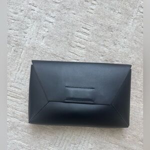 Minimal Black Envelope Clutch, Jcrew